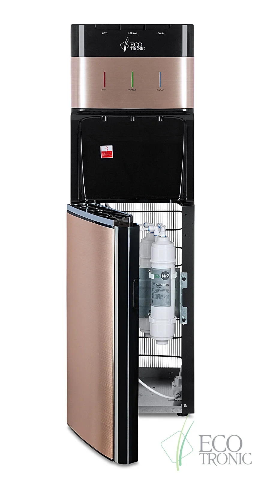 Кулер для воды Ecotronic M30-U4L black+SS front (ETK12358)