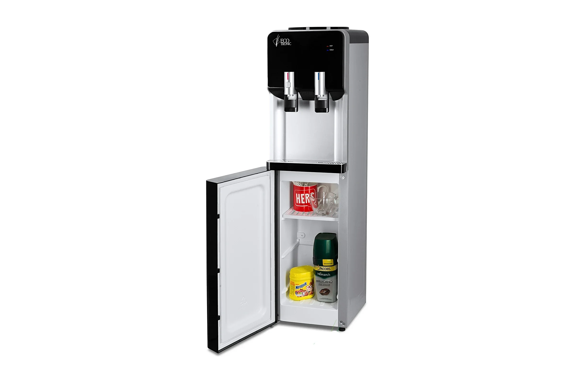 Кулер для воды Ecotronic M40-LCE black silver