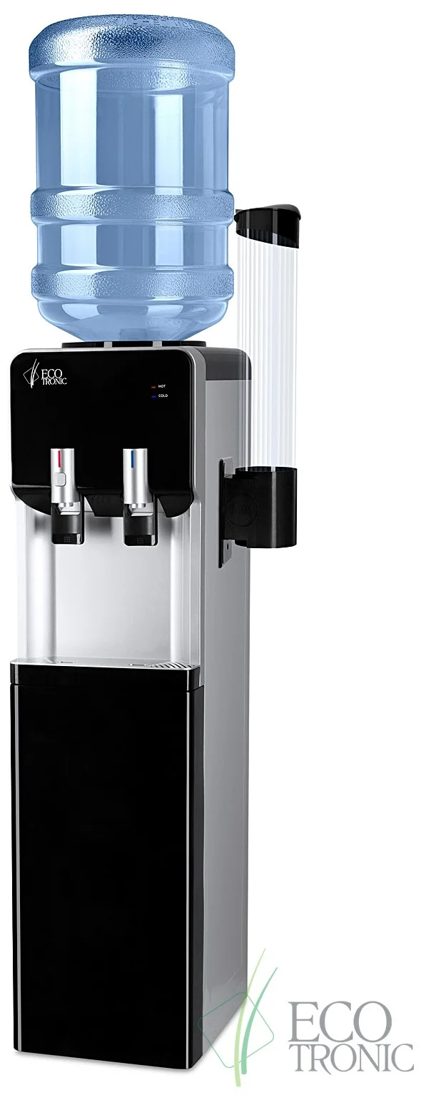 Кулер для воды Ecotronic M40-LCE black silver
