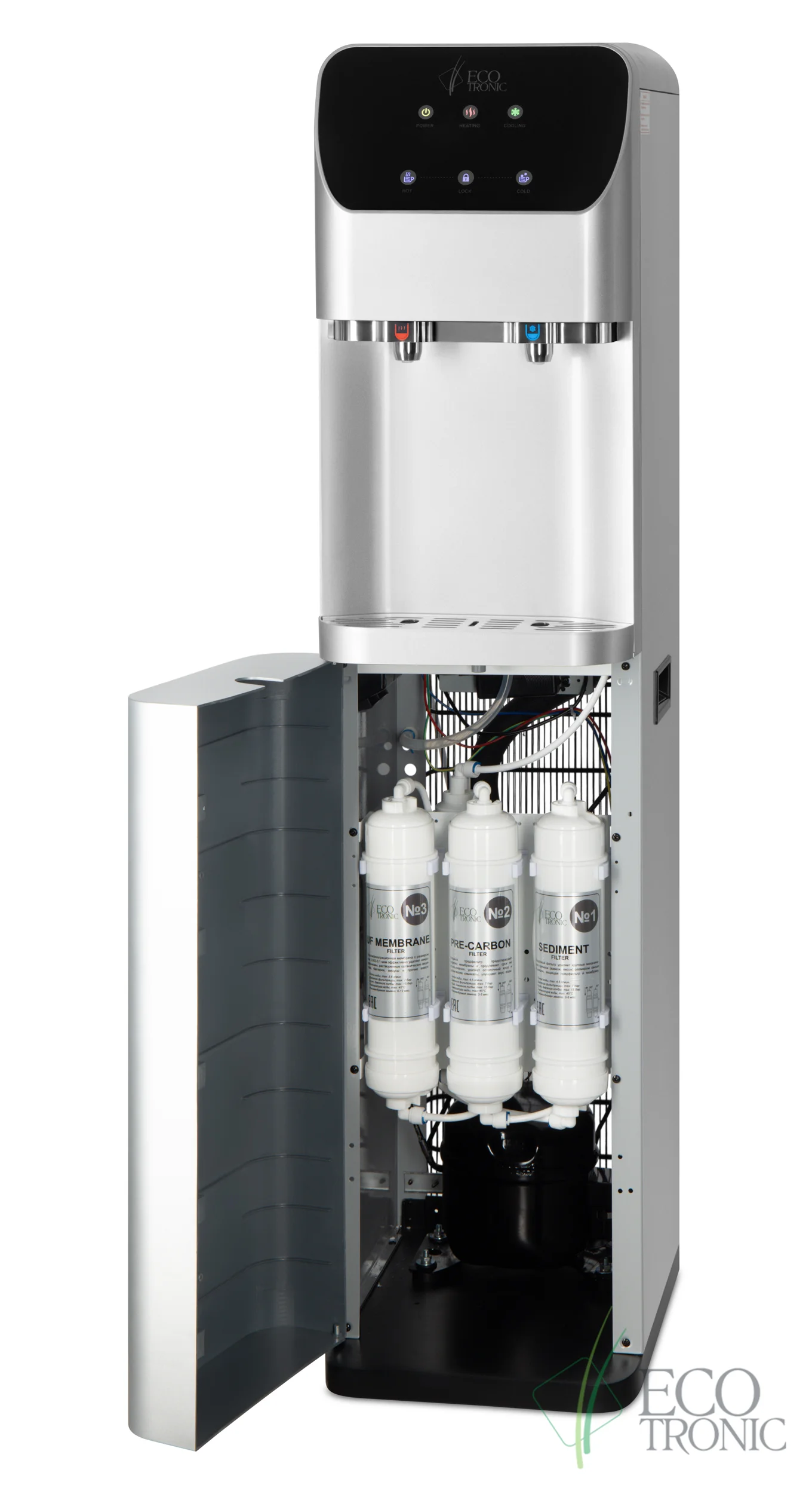 Кулер для воды Ecotronic P50-U4L silver (ETK13450)
