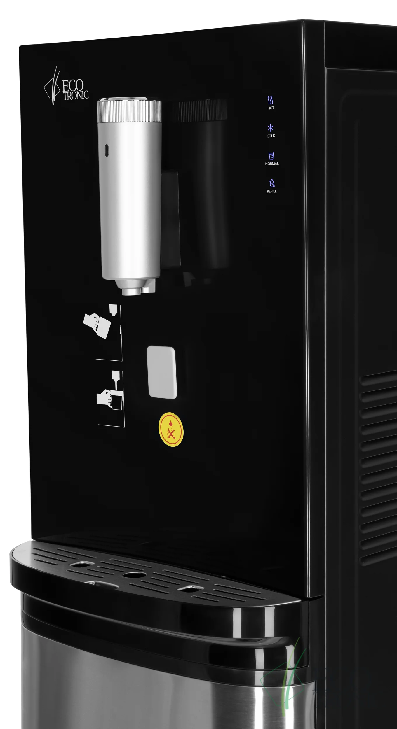 Кулер для воды Ecotronic T10-LXE UV black-SS (ETK13445)