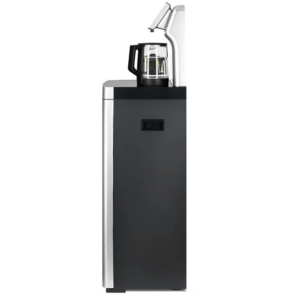 Кулер для воды Ecotronic TB15-LER silver с чайным столиком, напольный (ETK12594)