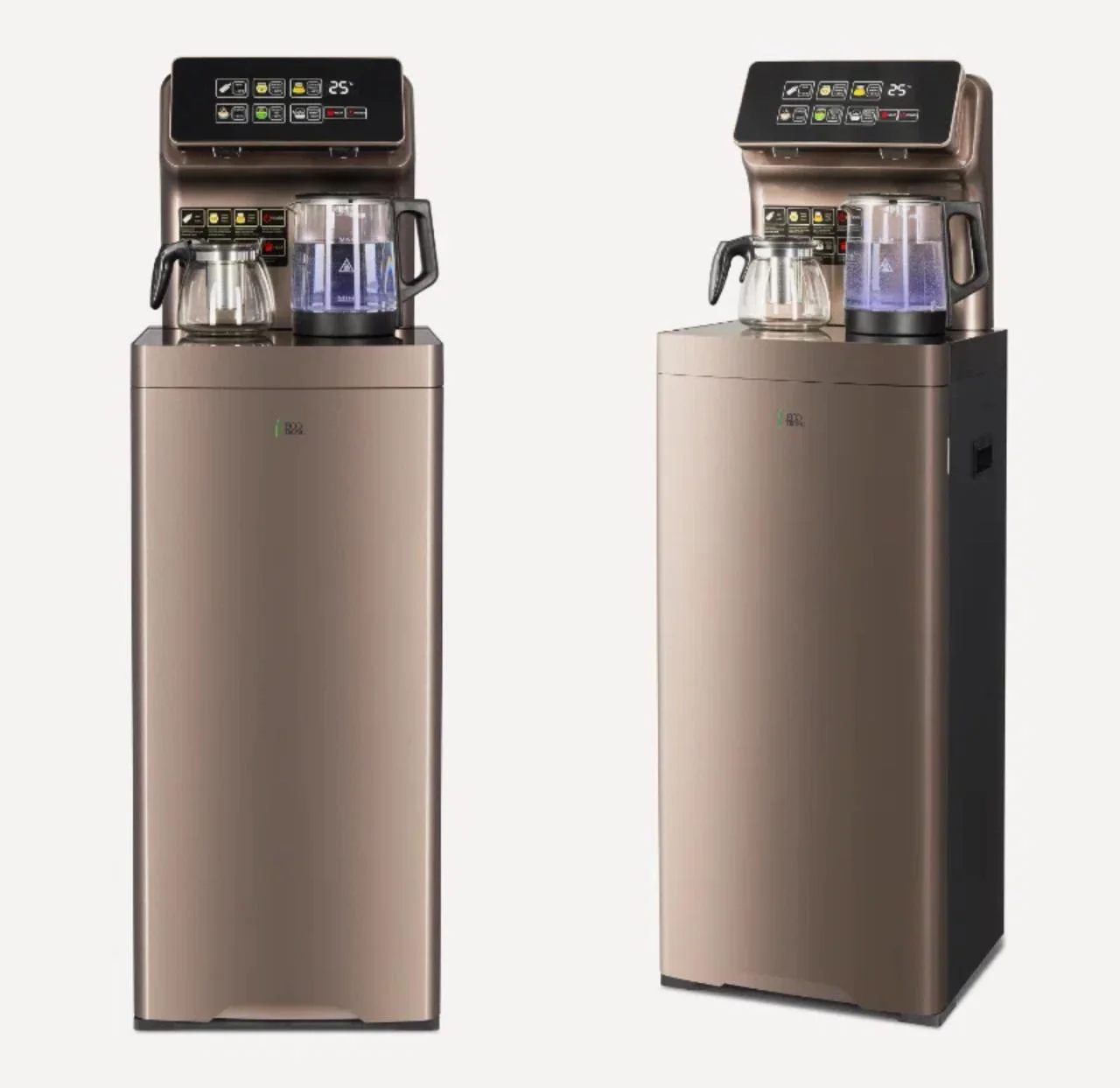Кулер для воды Ecotronic TB15-LNR gold, с чайным столиком, напольный (ETK12595)