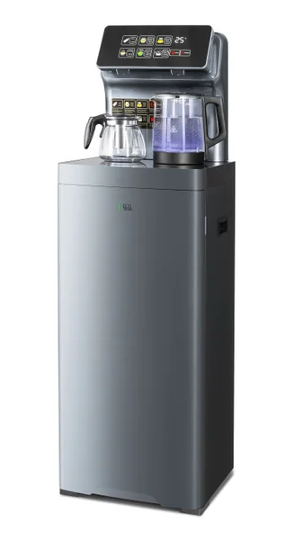 Кулер для воды Ecotronic TB15-LNR silver, с чайным столиком, напольный (ETK12597)