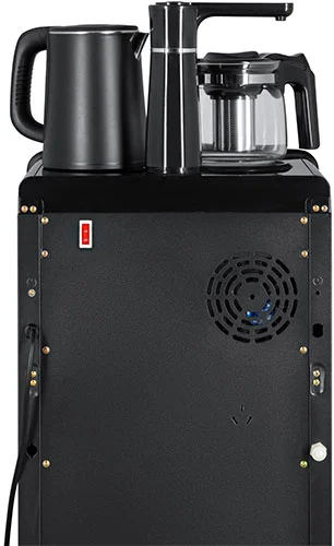 Кулер для воды Ecotronic TB18-LE black, с чайным столиком (ETK12624)