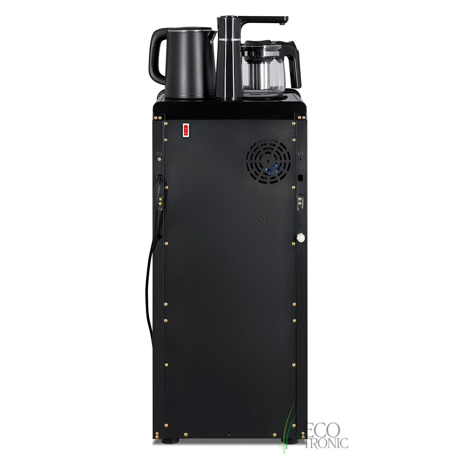 Кулер для воды Ecotronic TB18-LE black, с чайным столиком (ETK12624)