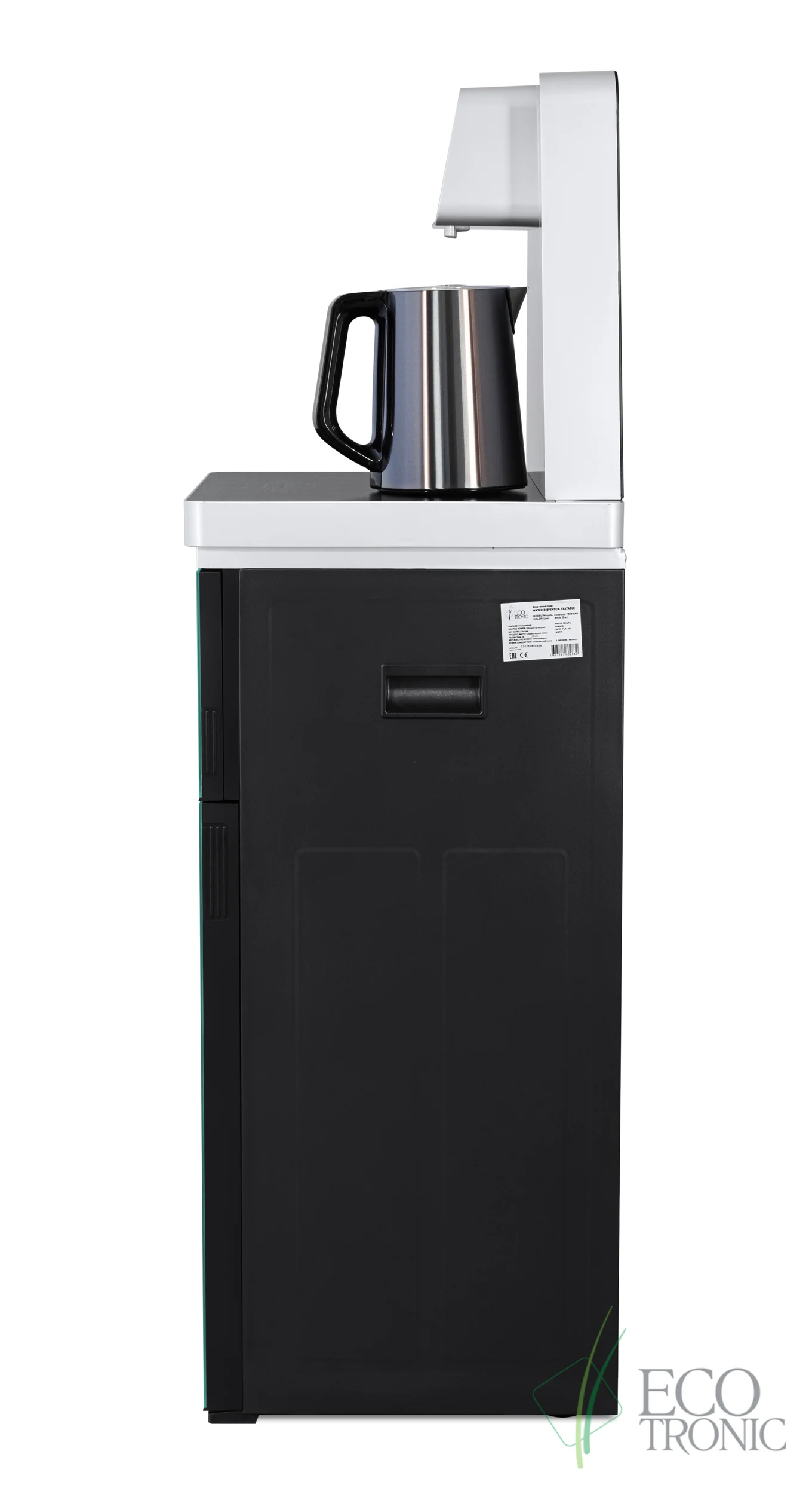 Кулер для воды Ecotronic TB19-LNR Arctic Grey, с чайным столиком, напольный (ETK12625)