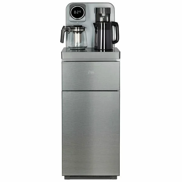 Кулер для воды Ecotronic TB20-LNR grey, с чайным столиком, напольный (ETK12616)
