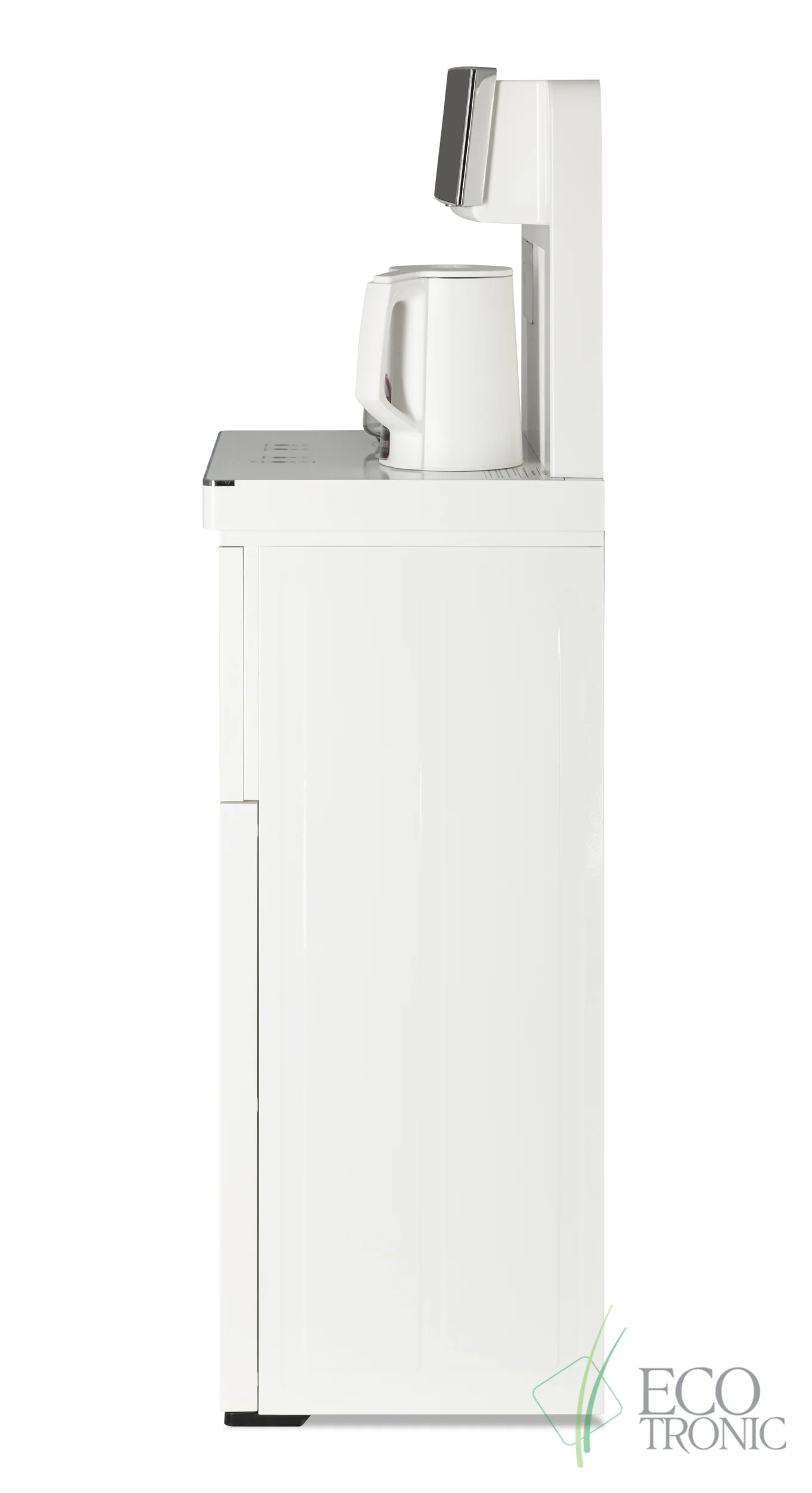 Кулер для воды Ecotronic TB25-LNR white, с чайным столиком, напольный (ETK12620)