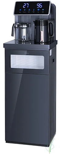 Кулер для воды Ecotronic TB30-LNR UV dark grey, с чайным столиком, напольный (ETK12695)