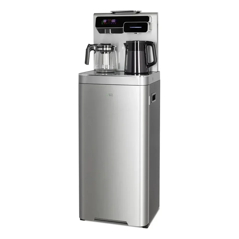 Кулер для воды Ecotronic TB44-LE silver, с чайным столиком, напольный (ETK12627)