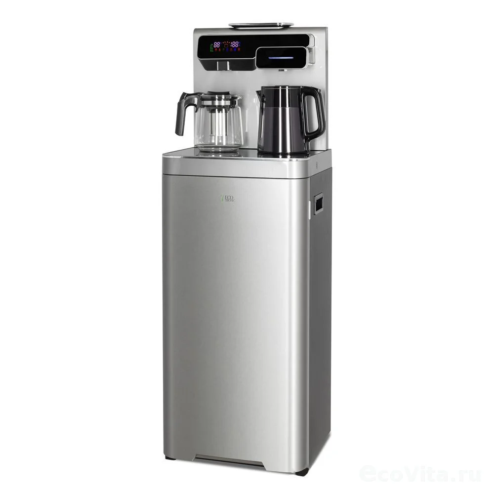 Кулер для воды Ecotronic TB45-LE graphite, с чайным столиком, напольный (ETK12628)