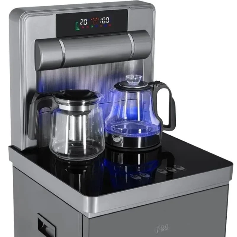 Кулер для воды Ecotronic TB50-LNA grey, напольный, с чайным столиком (ETK12724)