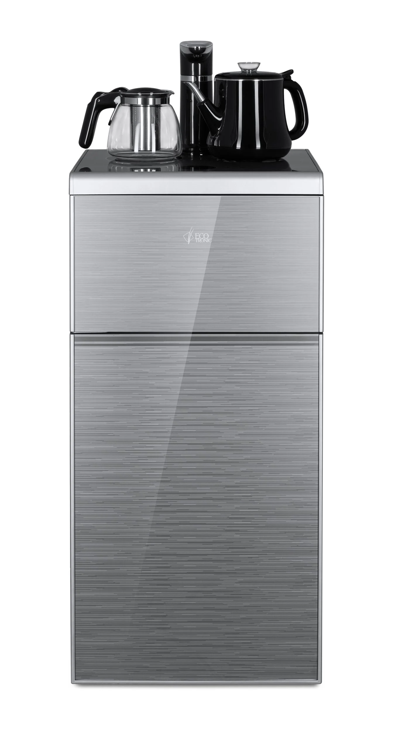 Кулер для воды Ecotronic TB60-LNA silver, напольный, с чайным столиком (ETK12726)