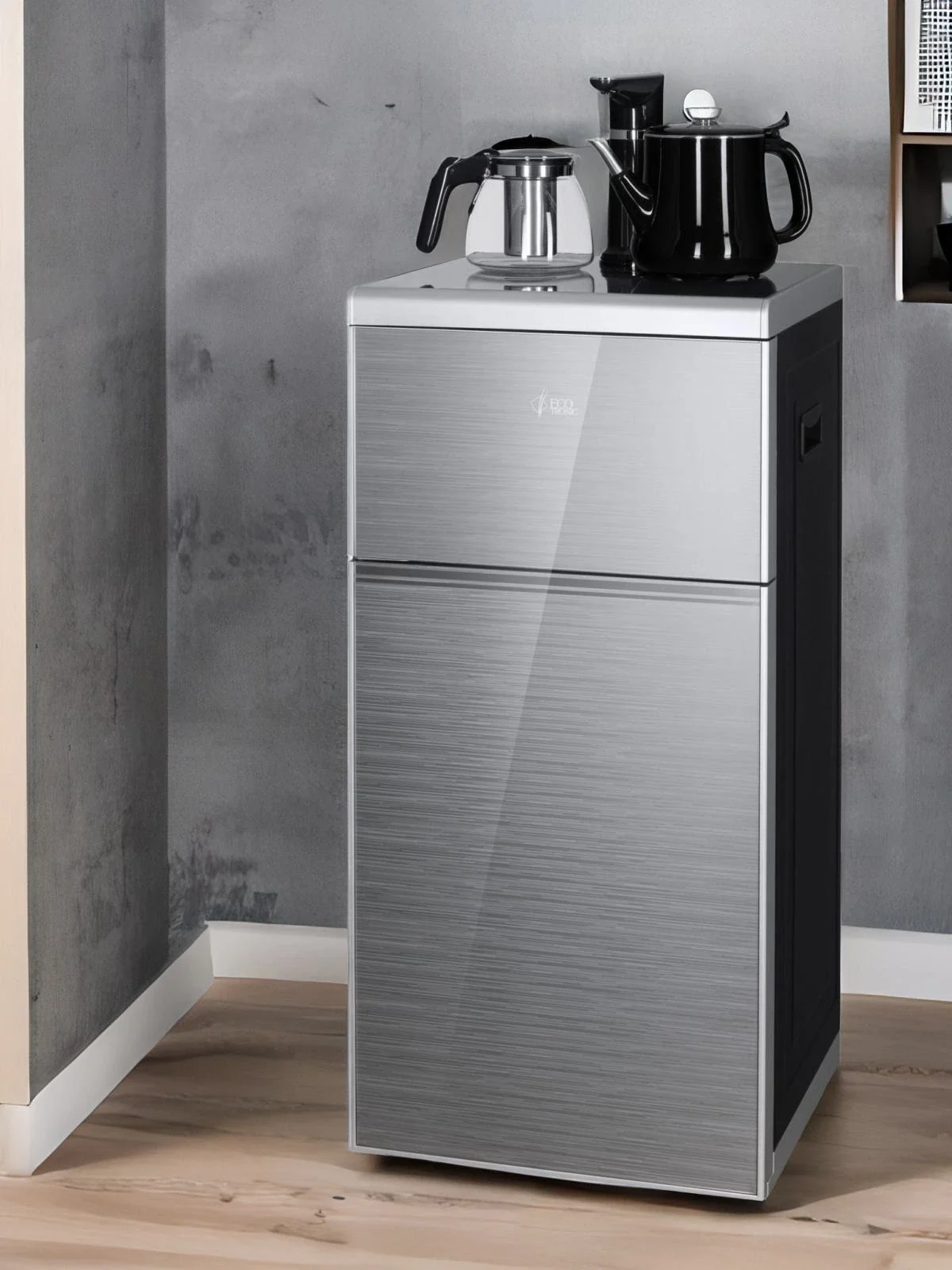 Кулер для воды Ecotronic TB60-LNA silver, напольный, с чайным столиком (ETK12726)