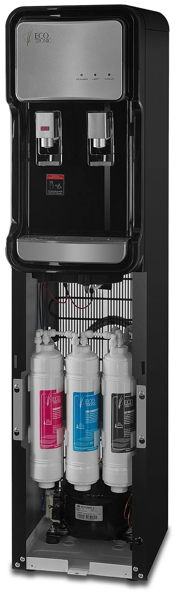 Кулер для воды Ecotronic V11-U4L UV black с UV-лампой (ETK11640)
