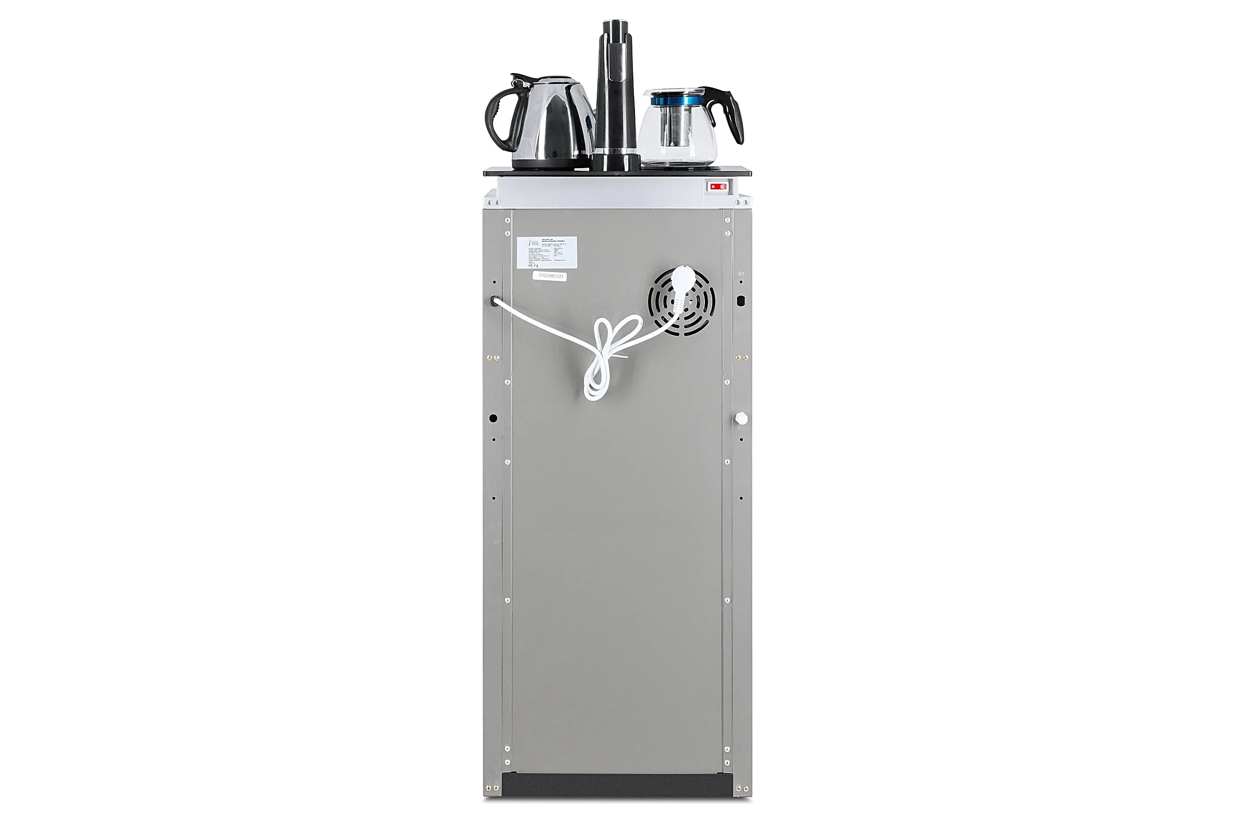 Кулер для воды Ecotronic с чайным столиком TB3-LE UV выкатной полкой и лампой UV
