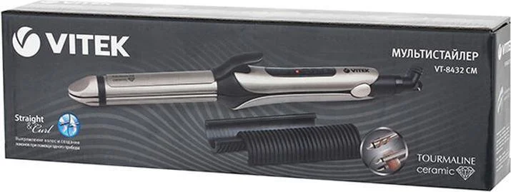 Плойка Vitek VT-8432 CM (45Вт., d=25мм., керамика)