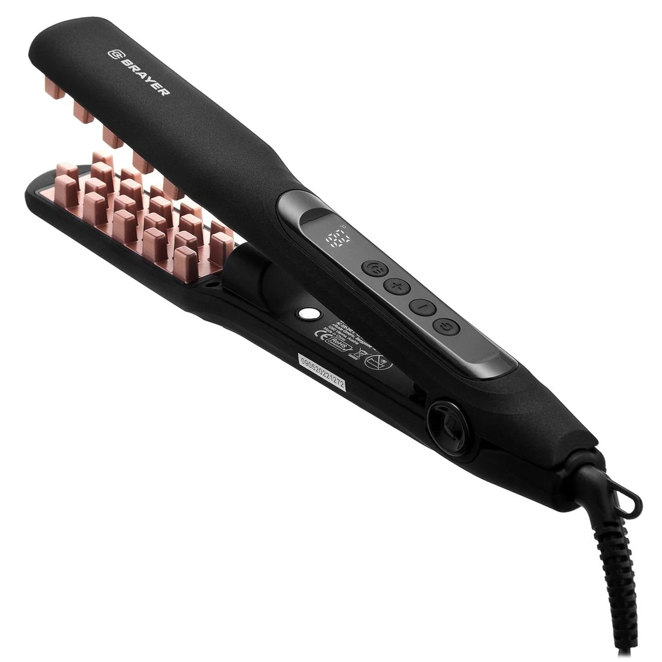 Стайлер BRAYER BR3306 ( гофре, PTC Heating, t. 80-230, автоотключ., шнур 1,8 м)