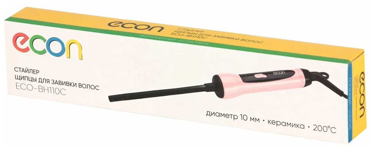 Стайлер ECON ECO-BH110C (200 С, диаметр 10 мм)