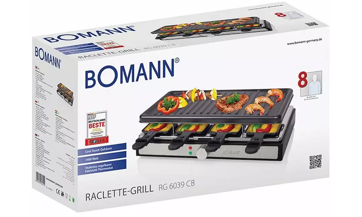 Гриль и шашлычница Bomann RG 6039 CB schwarz