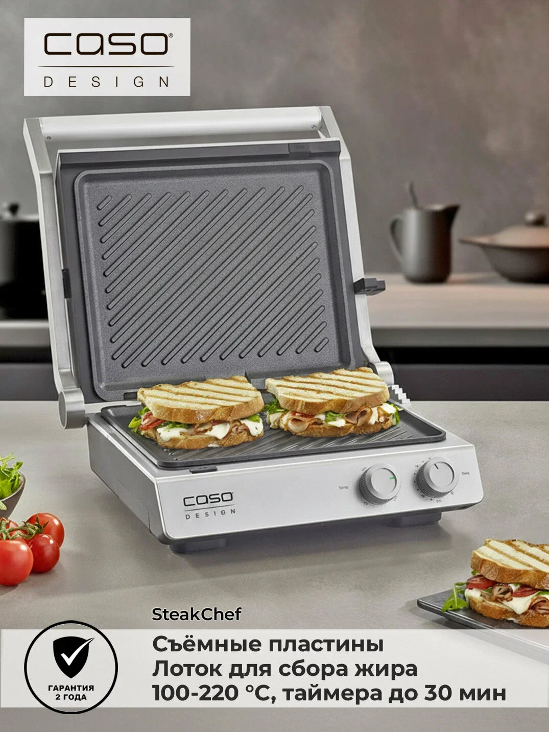 Гриль и шашлычница Caso SteakChef