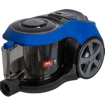 Пылесос без мешка JVC JH-VC434, черный/синий, 2100Вт, 360Вт, циклон