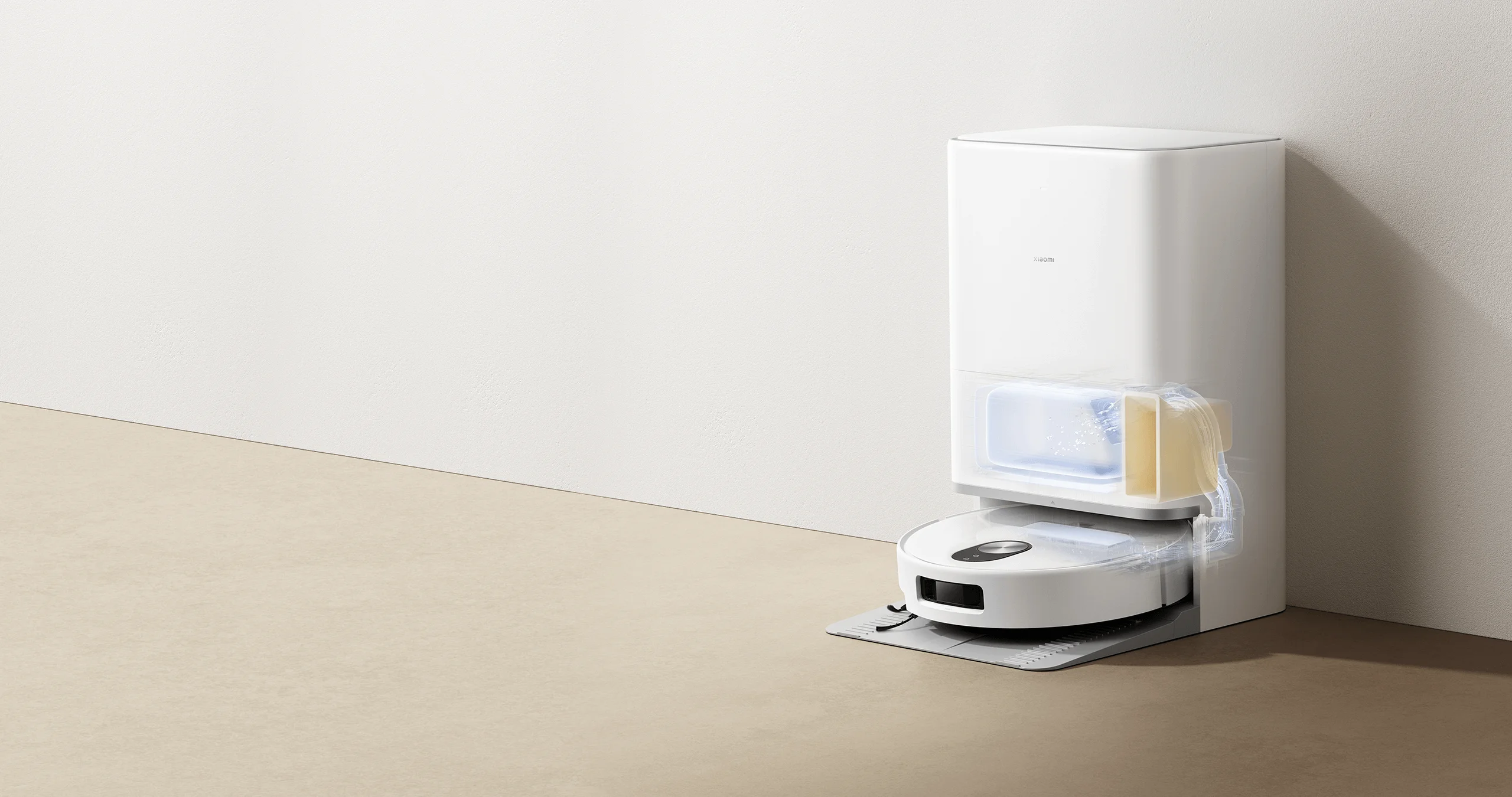 Робот-пылесос Xiaomi Robot Vacuum 5 EU белый, 5200 мАч Li-Ion, уборка сухая/влажная, пылесборник кон