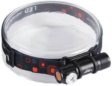 Фонарь налобный аккумуляторный UFR-005 red 7W, 150/ УФА004, 7Вт