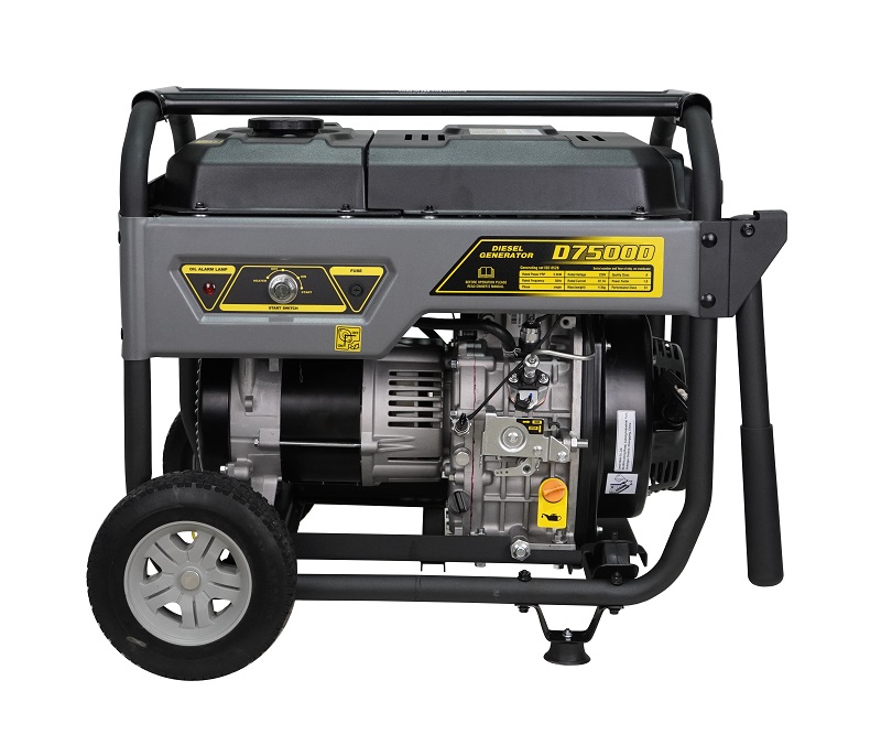 Генератор дизельный "Loncin" LCD7500D, 5/5.5кВт, 10,5 л. с, медь, руч/Эл стартер — фото 1