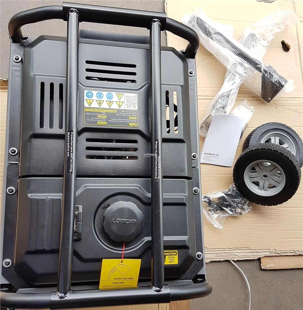 Генератор дизельный "Loncin" LCD7500D, 5/5.5кВт, 10,5 л. с, медь, руч/Эл стартер