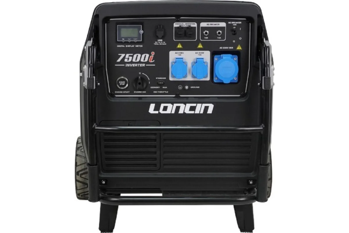 Генератор дизельный "Loncin" LCD7500D, 5/5.5кВт, 10,5 л. с, медь, руч/Эл стартер