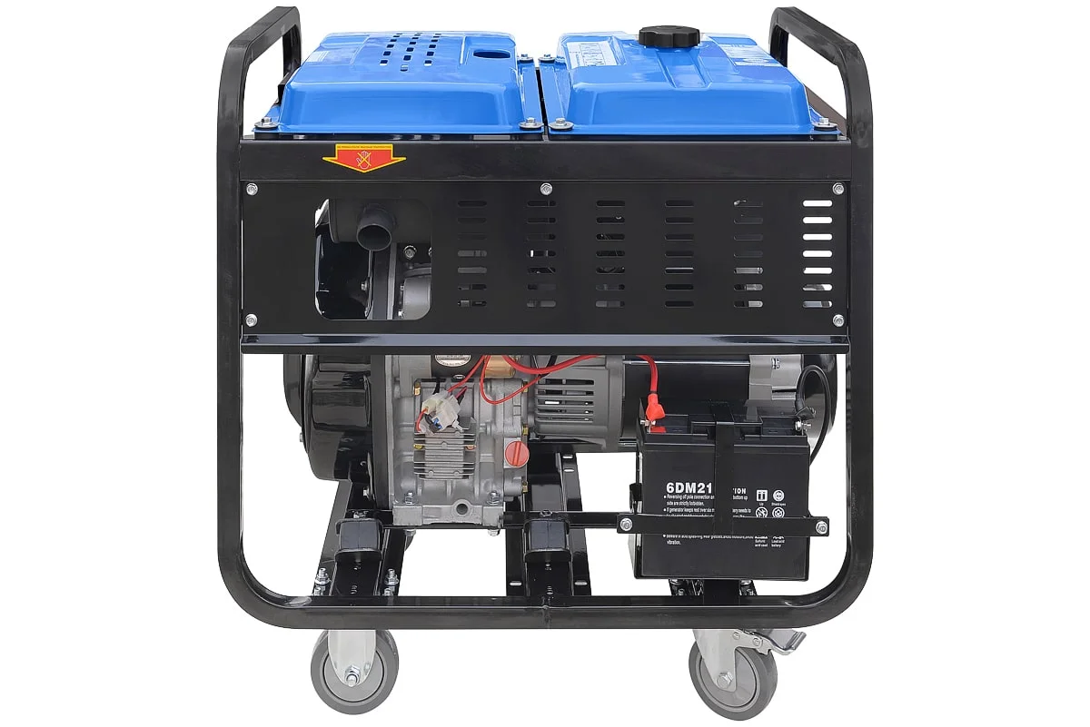 Генератор дизельный TSS SDG 7500EHA, 7/7.5кВт,15л/с, медь, Электростартер