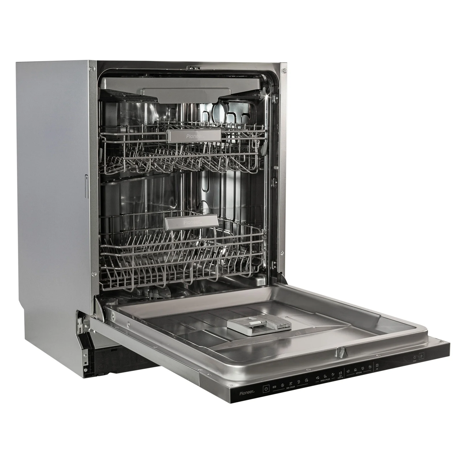 Посудомоечная машина Pioneer DWF-601480MD_SL, серебряный, 1800Вт, 59,8x60x84,5, 8программ