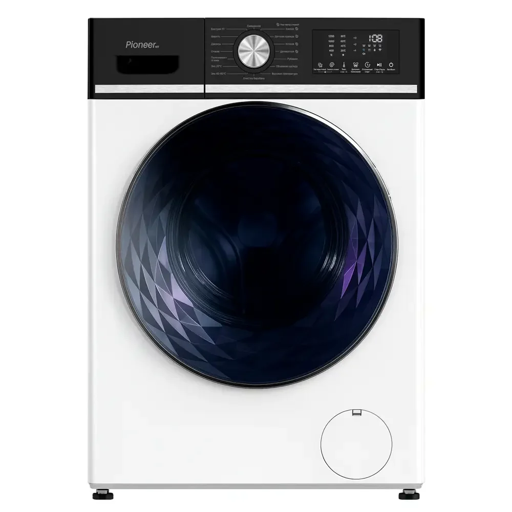 Стиральная машина Pioneer  WM-120702W_WH, белый, 7кг, 1200об/мин, 16 программ, LED