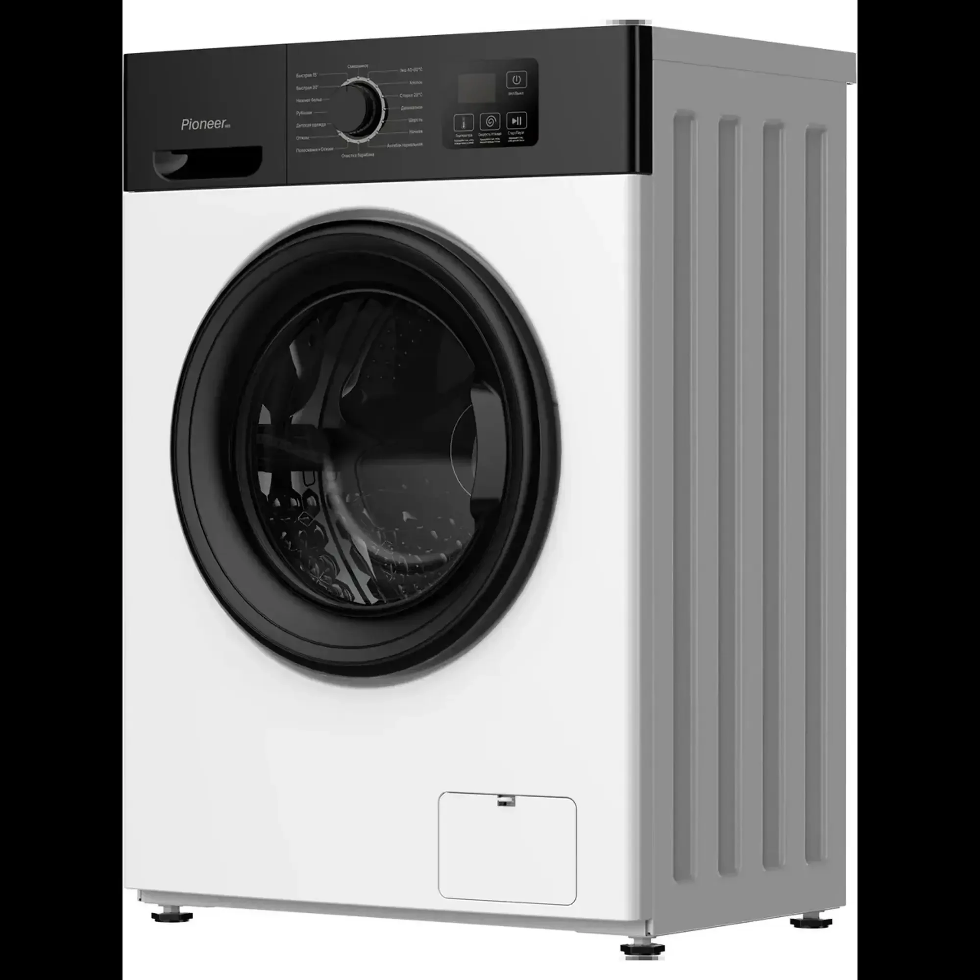 Стиральная машина Pioneer WM-120700W_WH, белый, 7кг, 1200об/мин, 16 программ, LED