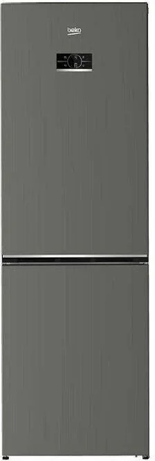 Холодильник двух кам нижн мороз Beko B3RCNK365HXBR 7387010013, темно-серый, 59.5х186х65см, 368л