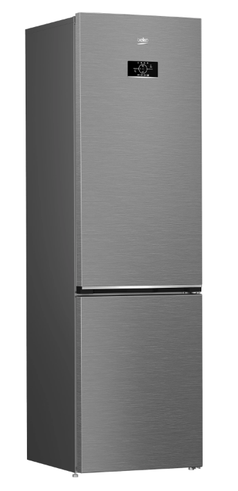 Холодильник двух кам нижн мороз Beko B3RCNK405HDX 7386710014, серебристый, 59.5х201х65см, 403л — фото 2