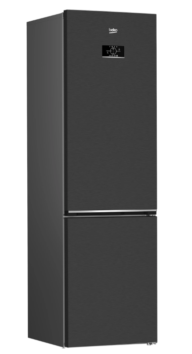 Холодильник двух кам нижн мороз Beko B3RCNK405HDXBR 7386710013, черный, 59.5х201х65см, 403л — фото 1