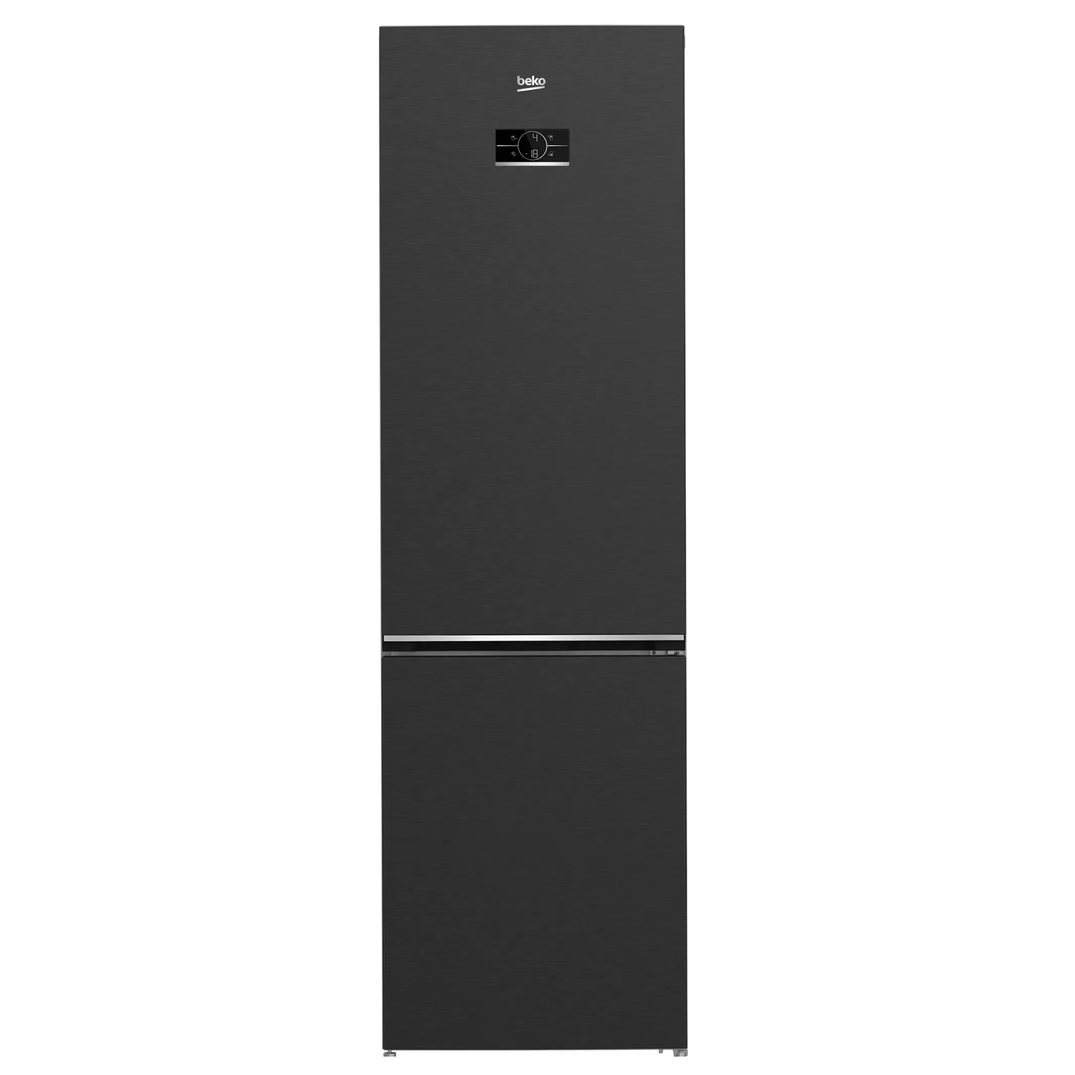 Холодильник двух кам нижн мороз Beko B3RCNK405HDXBR 7386710013, черный, 59.5х201х65см, 403л