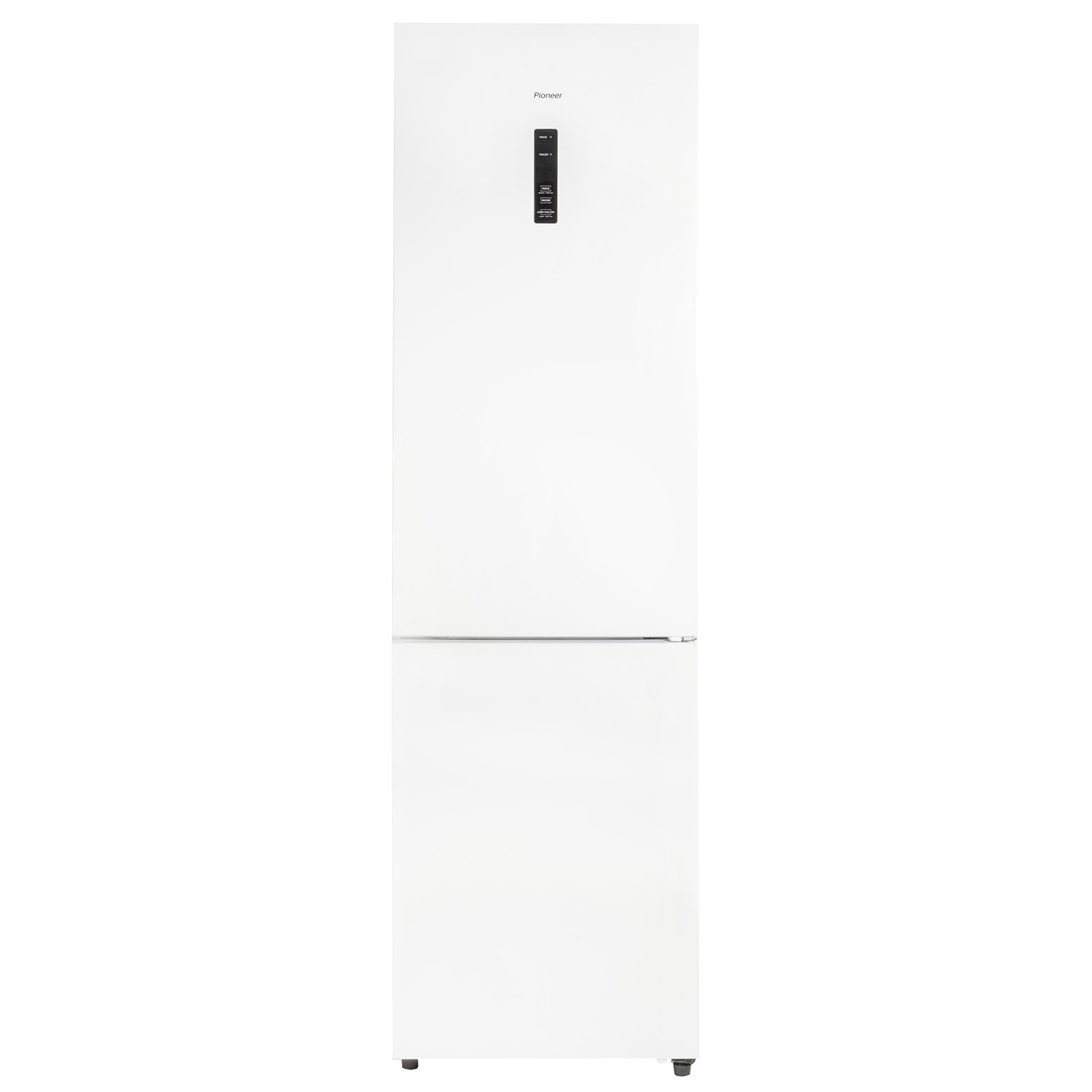 Холодильник двух кам нижн мороз Pioneer NRF-20100_WH, белый, 402л, 59,5x66x201см, 130Вт, завод Midea — фото 1