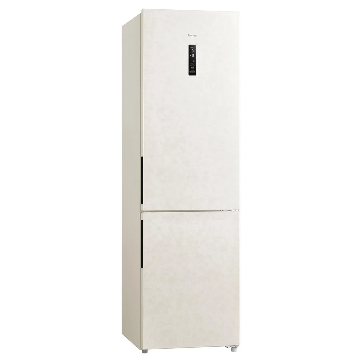 Холодильник двух кам нижн мороз Pioneer NRF-20D113MB, 59,5x66x201см,130Вт, бежевый, 402л завод Midea