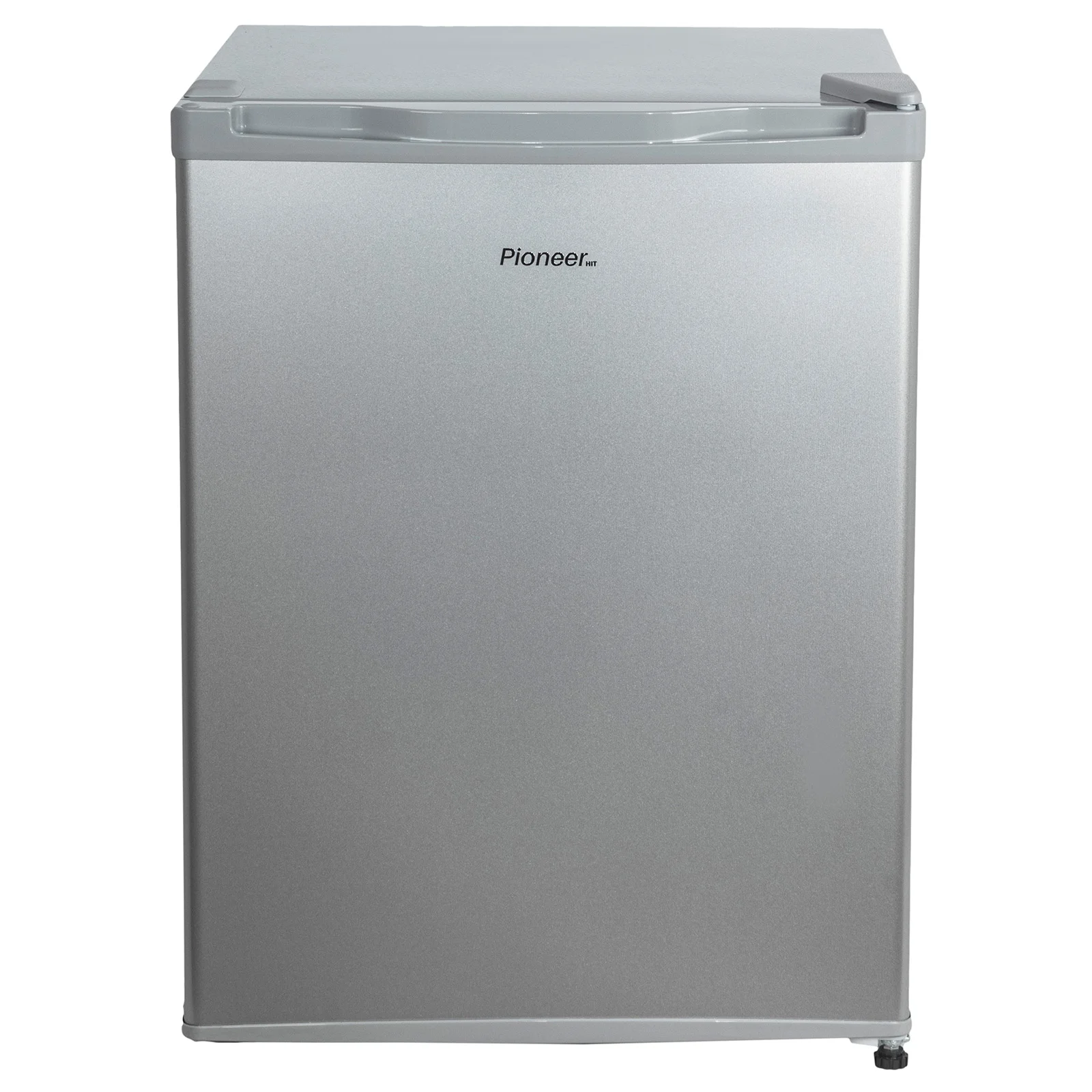 Холодильник однокамерный Pioneer RF-6400_SL, серебристый, 64л, 50Вт, 47,5x45x63,5см, завод Midea