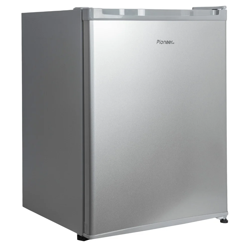Холодильник однокамерный Pioneer RF-6400_SL, серебристый, 64л, 50Вт, 47,5x45x63,5см, завод Midea