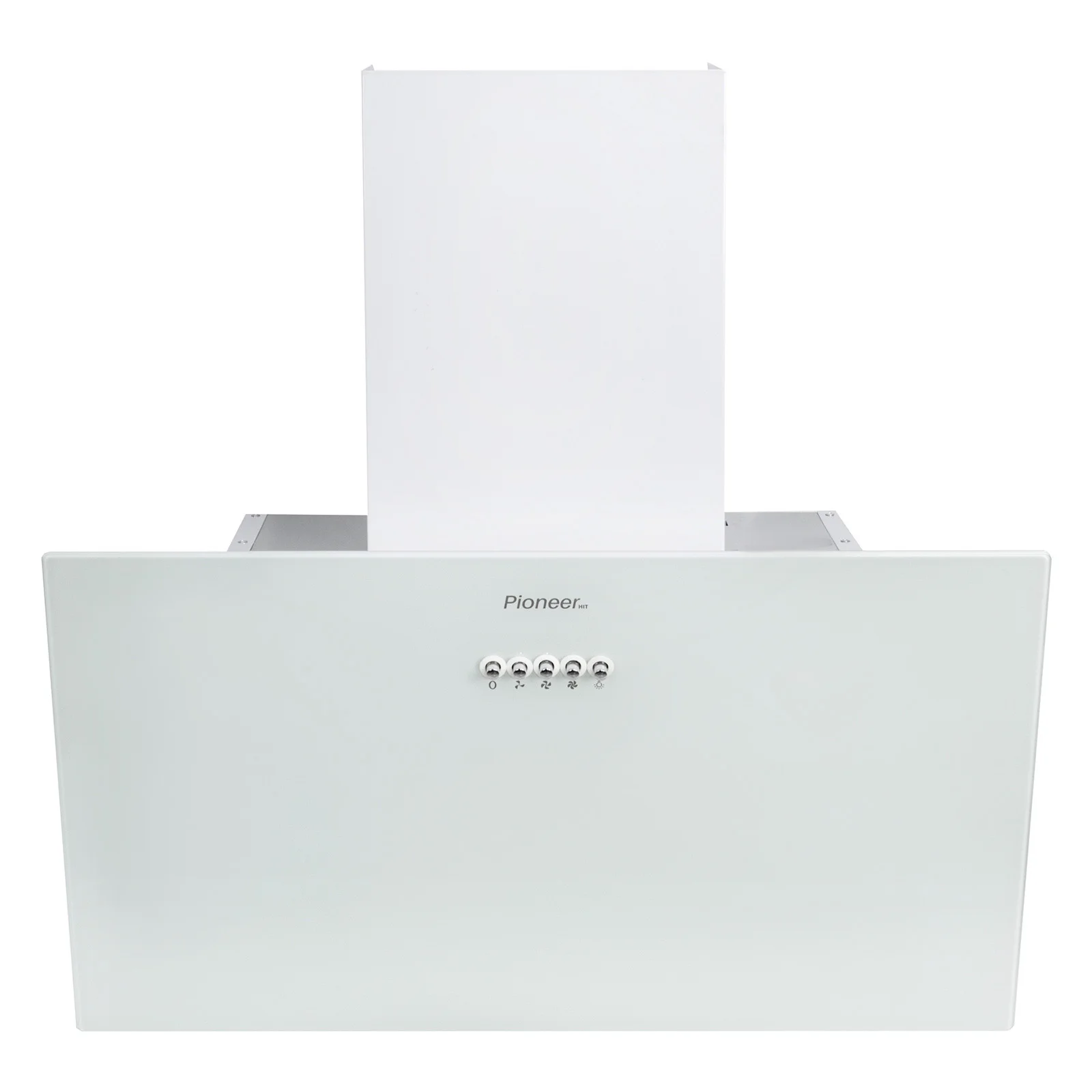 Вытяжка Pioneer HOB-6000IN_WH, 550м³/ч, 145Вт, 3 скорости 2 фильтра, + уголный, 60см, белый