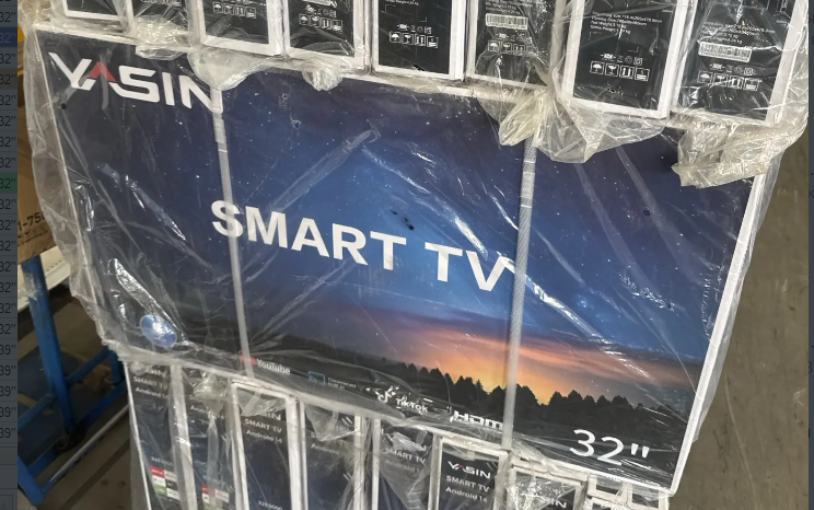 Телевизор LED 32" КТВ YASIN 32E9000 Андроид14 Bluetooth 4К голос пульт Wi-Fi