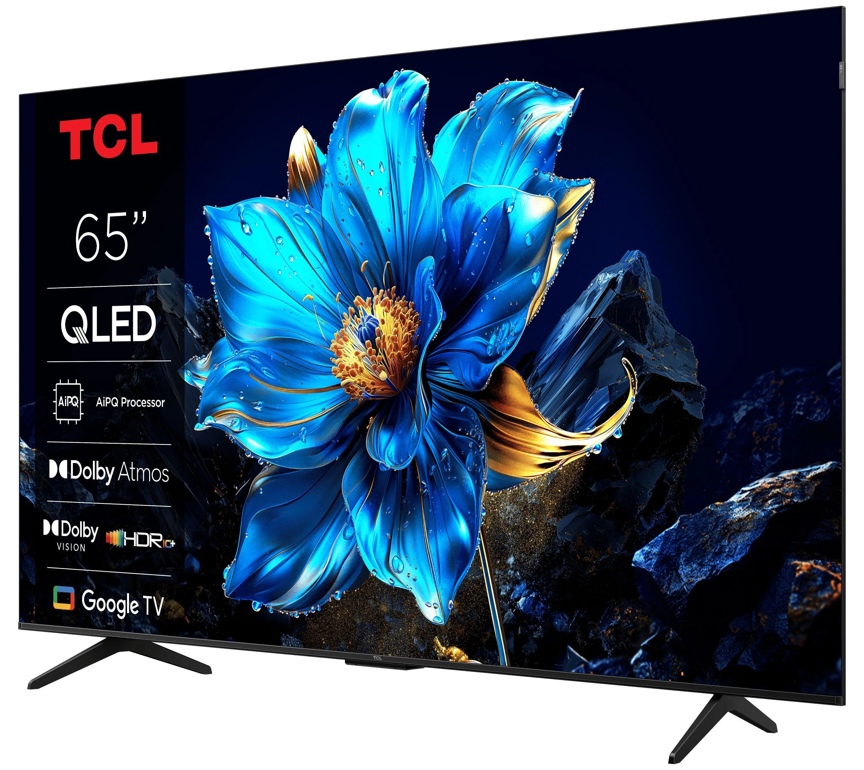 Телевизор QLED 43" TCL 43P7K Smart черный/4K Ultra HD/60Hz/DVB-T/DVB-T2/USB/WiFi