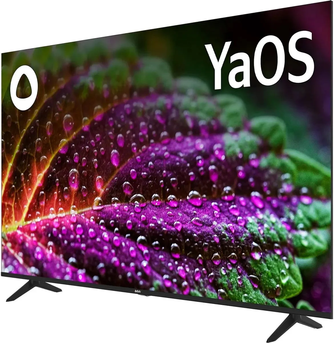 Телевизор QLED 65" BBK 65LED-8246/UTS2C (B) Smart Яндекс.ТВ черный/4K Ultra HD/60Hz/DVB-T2/DVB-C/DVB