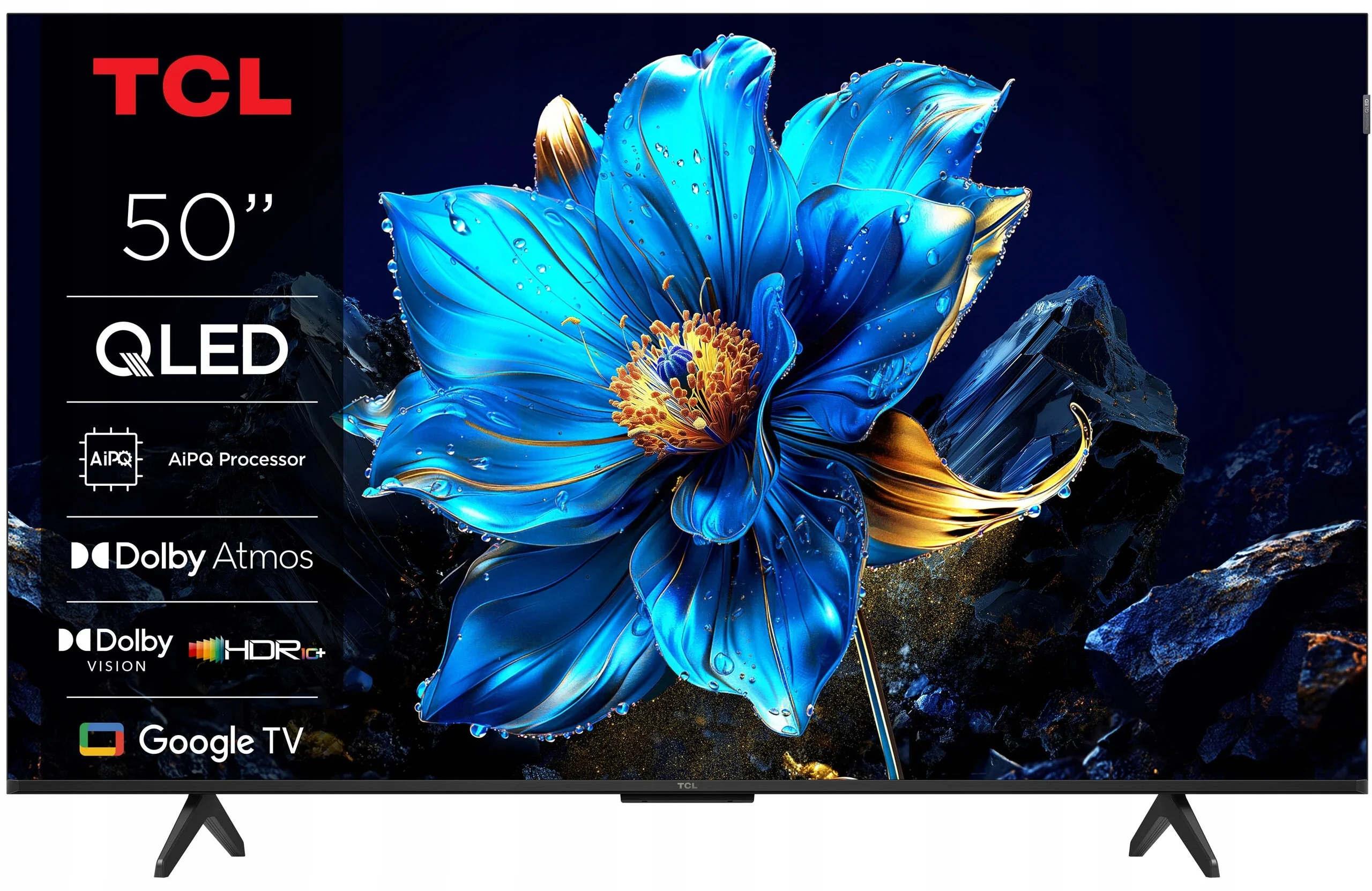 Телевизор QLED TCL 75P7K Smart черный/4K Ultra HD/60Hz/DVB-T/DVB-T2/USB/WiFi