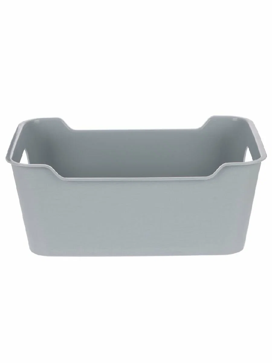 Корзинка универсальная "Mango" 4,1л. 290х180х105мм (светло-серый)